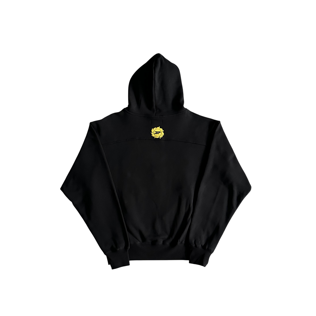 Broken Planet Cosmic Speed Hoodie Black/Yellow